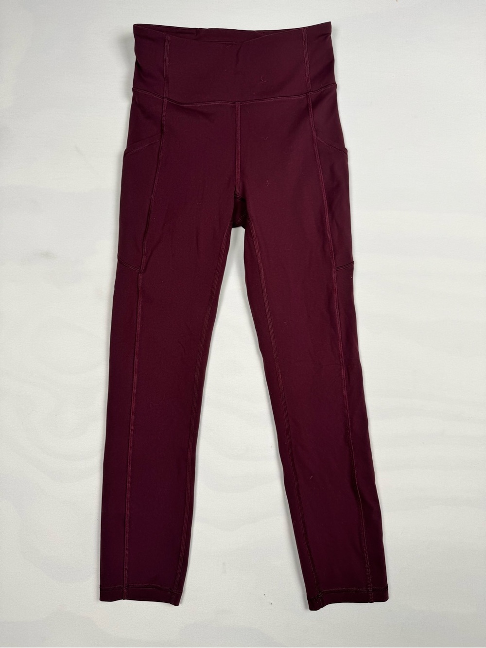 Lululemon Invigorate High-Rise Crop 23" Red Merlot Women’s 4 Retail $118